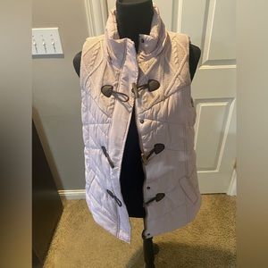 Pink vest with detachable hood